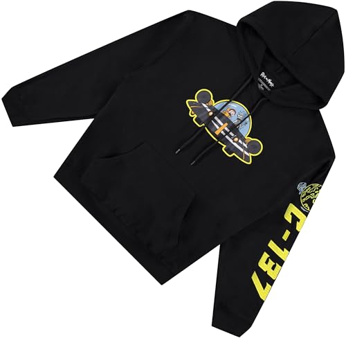 RICK AND MORTY Mens Varsity Jacket - Mens Classic Authentic Varsity Bomber Jacket