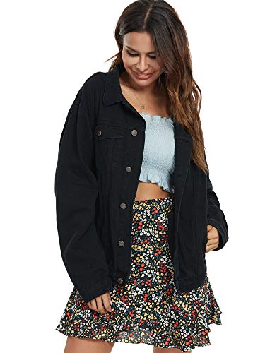 Just Quella Jean Jacket Women Oversized Denim Jacket