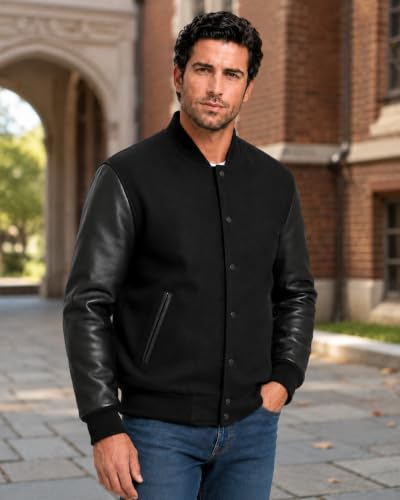 REED EST. 1950 Men's Premium Varsity Jacket Made in USA