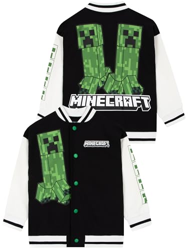 Minecraft Jacket, Creeper Boys Jacket, Gamer Bomber Jackets For Boys, Gaming Clothing