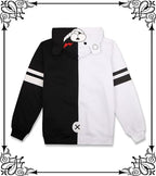 Markest Unisex Black White Bear Hoodies Jacket Uniform Anime Cosplay Costume Novelty Outfit