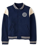 The Children's Place Boys' Bomber Varsity Jacket