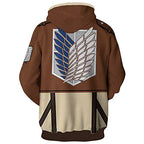 3D Cosplay Anime Halloween Cardigan Zip Hoodie and Sweater/Unisex