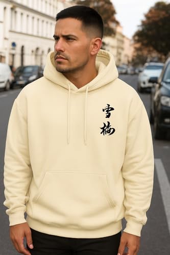 Men’s Hoodie Pullover Oversized Streetwear Hoodies for Men Fleece Sweatshirt Long Sleeve Comfort Hoodie Fall Winter