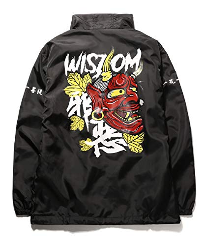 AITFINEISM Men's Lightweight Windbreaker Jacket Casual Zip Up Jackets With Hooded