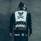Niepce Inc Graphic Cyberpunk Zip Up Men's Fashion Hoodies Sweatshirts