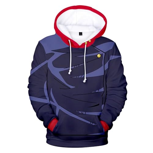 Adult Anime Cosplay Costume 3D Hoodie Novelty Pullover Sweatshirt
