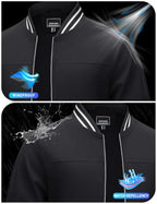 TACVASEN Mens Jacket Bomber Lightweight Windproof Coat for Daily Wear