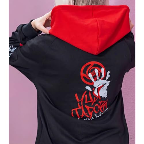 JJK Cosplay Hoodie Satoru Pullover Hoodie Anime Sweatshirt 3D Novelty Unisex Hooded