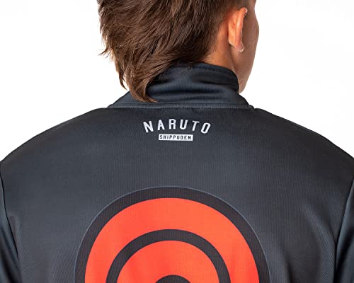 Bioworld Naruto Shippuden Mens' Uzumaki Symbol Team 07 Costume Jacket