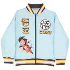 Isaac Morris Limited Dragon Ball Z Boy's Bomber Jacket, Zip-Up Varsity Jacket for Kids and Toddlers