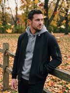 Men's Fleece Bomber Jacket Sherpa Lined Varsity Coat
