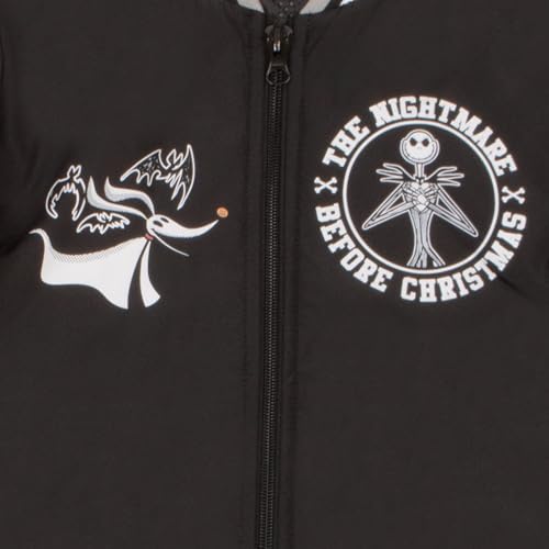 Disney Nightmare Before Christmas Varsity Bomber Jackets for Boys Jack Skellington Coats