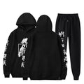 ACEFAST INC Cool Satoru Gojo Itadori Yuji Nobara Harajuku Anime Unisex Hoodie Pullovers Sweatpants 2 Pieces Set