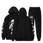 ACEFAST INC Cool Satoru Gojo Itadori Yuji Nobara Harajuku Anime Unisex Hoodie Pullovers Sweatpants 2 Pieces Set