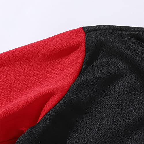 Mowbeat Women Baseball Jacket Varsity Uniform Unisex Adult Long Sleeve Casual Loose Cardigan Men's Track Jacket