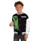 Minecraft Jacket, Creeper Boys Jacket, Gamer Bomber Jackets For Boys, Gaming Clothing