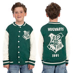 Harry Potter Jacket, Hogwarts Boys Jacket, Cotton Bomber Jackets For Boys, Hogwarts Kids Varsity Jackets