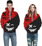 Basoteeuo Mens Hoodies Pullover Graphic Design 3D Cool Novelty Long Sleeve Hooded Sweatshirts with Pockets