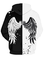 Men's Graphic Pullover Hoodie, Men 3D Print Novelty Sweatshirt
