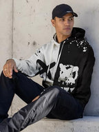 Men's Graphic Pullover Hoodie, Men 3D Print Novelty Sweatshirt