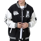 Varsity Jacket Unisex Y2K Embroidered Letterman Bomber Jacket Casual Baseball Jackets