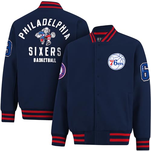 Ultra Game Men’s NBA Official Game Time Varsity Jacket