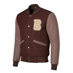 SUTAIRU Mens Letterman Bomber Slim Fit Varsity Jacket Slim Fit Casual Warm Boys Baseball College Jacket