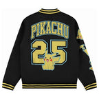 Pokemon Varsity Bomber Jacket for Men - Classic Mens Varsity Jackets - Jackets for Men Made with Soft Polyester Fabric