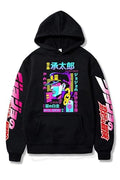 Toitaly Jotaro Kujo Hoodie Jotaro Kujo Cosplay Noriaki Kakyoin Costume Long Sleeve for Adult Black Hoodie Outfit