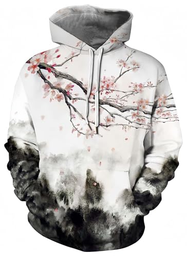 Unisex Novelty Hoodies 3D Print Graphic Hooded Pullover Sweatshirt Pocket
