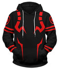 ACEFAST INC Yuji Itadori Hoodie Adult Anime Cosplay Costume Ryomen Sukuna 3D Printed Sweater Pullover Sweatshirt