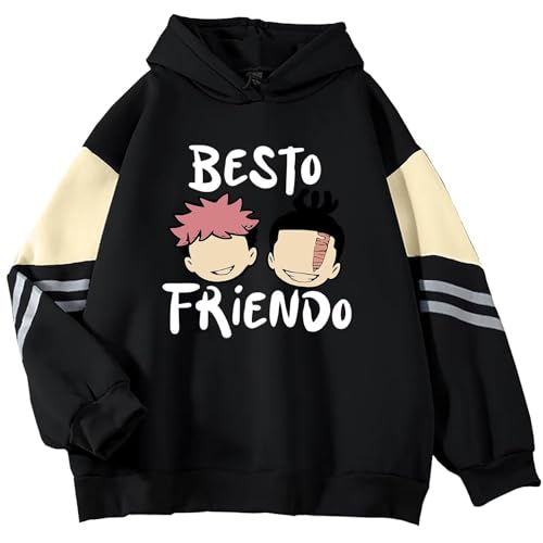 Itadori Yuji Best Friend Anime Hoodies Unisex Jjk Anime Graphic Pullover