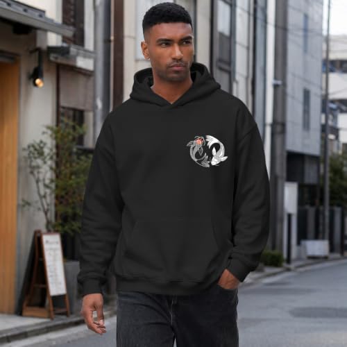 Men's Japanese Streetwear Hoodie Cool Graphic Hoodies Designer Anime Aesthetic Sweatshirt Novelty Printed Pullover