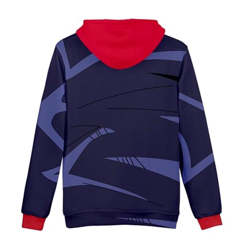 Adult Anime Cosplay Costume 3D Hoodie Novelty Pullover Sweatshirt