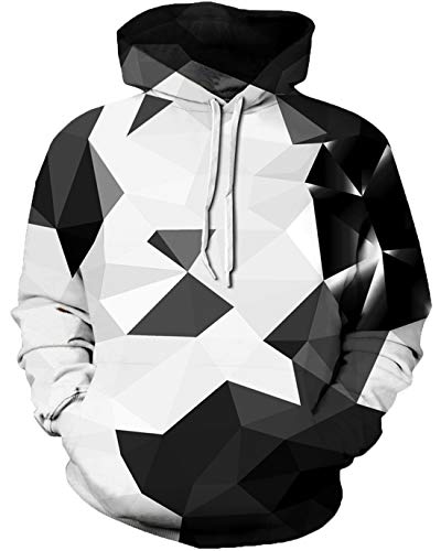 Graphic Hoodies for Men Funny Novelty Pullover Sweatshirt Xmas Gifts Anime