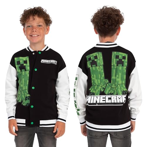 Minecraft Jacket, Creeper Boys Jacket, Gamer Bomber Jackets For Boys, Gaming Clothing