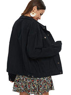 Just Quella Jean Jacket Women Oversized Denim Jacket