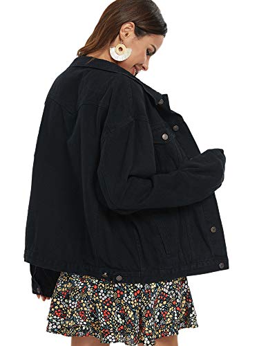 Just Quella Jean Jacket Women Oversized Denim Jacket