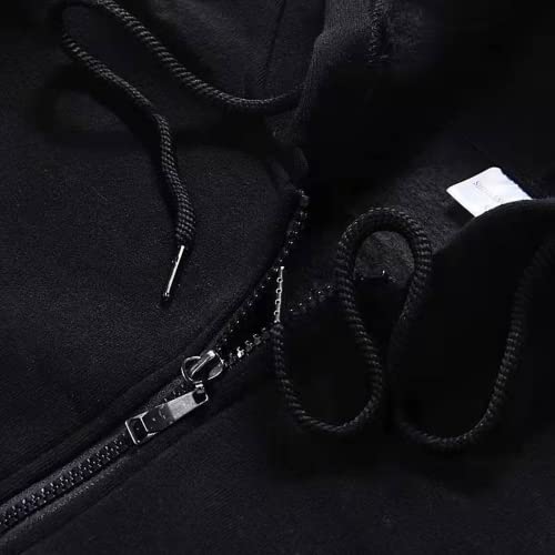 Men Women Y2K Skeleton Zip Up Hoodie Emo Gothic Oversized Grunge Alt Jacket Vintage Graphic Baggy Dark Academia Punk