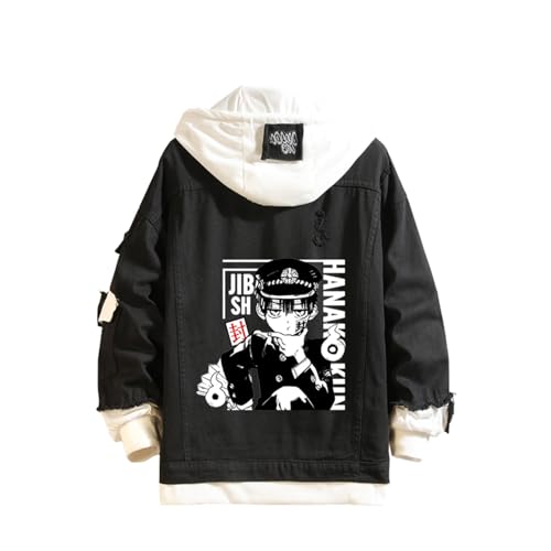 ISaikoy Anime Toilet Bound Hanako Kun Denim Jacket Yashiro Nene Long Sleeve Jeans Sweatshirt Sweater Hoodie