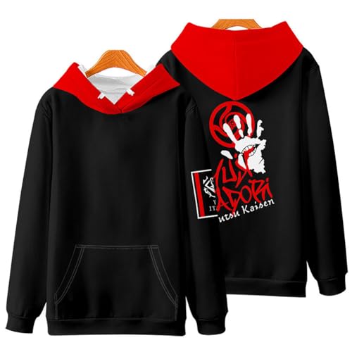 JJK Cosplay Hoodie Satoru Pullover Hoodie Anime Sweatshirt 3D Novelty Unisex Hooded