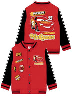 Disney Cars Boys Jacket, Lightning McQueen Jacket, Lightning McQueen Bomber Jackets For Boys, Red 3T