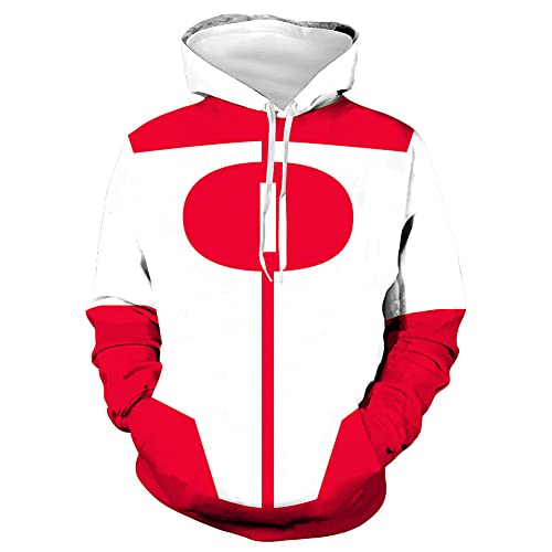 LILLIWEEN Unisex 3D Printed Hoodie Adult Cosplay Costume Pullover Sweatshirts Halloween Cosplay Jacket for Men Women