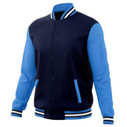 KXK Men’s Fashion Varsity Jacket Causal Cotton Letterman Baseball Bomber Jacket Lightweight Coat