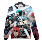 Anime Fleece Hoodie Novelty Hooded Pullover Sweatshirt for Adult
