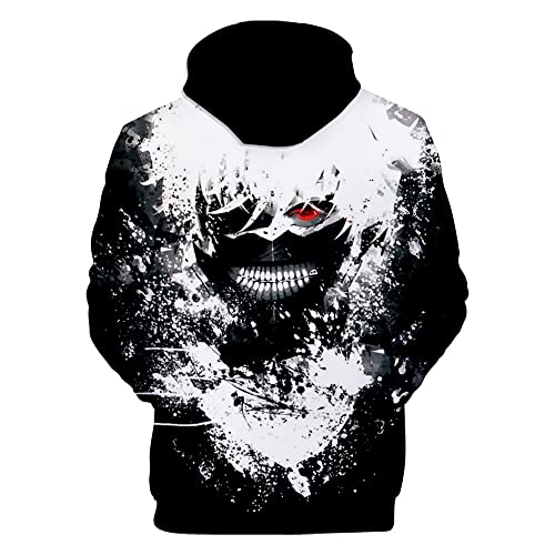 Tokyo Ghoul 3D Funny and Cool Women/men Hoodie Sweatshirt Hip Hop Sportswear Unisex Size Hoodies 4XL