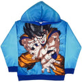Dragon Ball Z Boys Kamehameha Sublimated Long Sleeve Pullover Hoodie for Kids and Teens