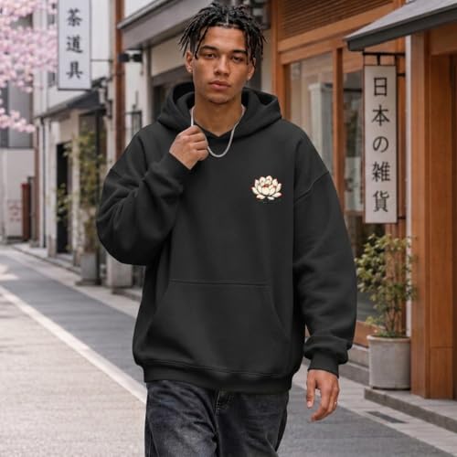 Japanese Hoodies for Men Graphic Japan Anime Harajuku Sweatshirt Vintage Streetwear Designer Hoodie