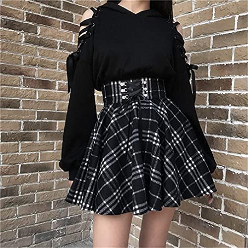 Women Cat Ear Hoodies Long Sleeve Off Shoulder Cute Crop Top Pullover Hoodie Sweatshirt